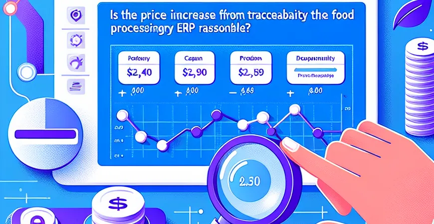 食品加工行业 ERP：溯源功能带来的价格增量合理吗？